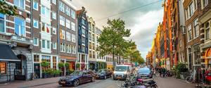 <p>An Amsterdam street. The city is a hotbed of great DOOH, and not just when it&#8217;s ISE.</p>
