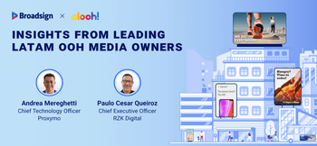ALOOH 2026 x Broadsign Webinar insights from leading LATAM media owners