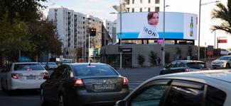 <p>A digital billboard operated by LUMO digital</p>
