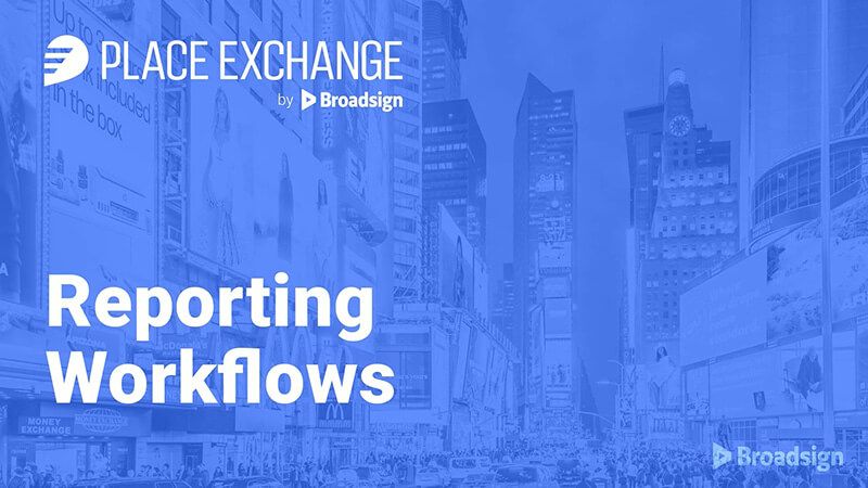 Reporting workflows